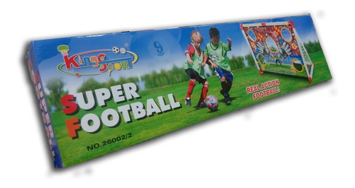 Set Arco De Futbol Real Action Punteria Incluye Pelota Ck