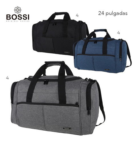 Imagen 2 de 4 de Bolso De Viaje Bossi Urbano Deportivo Correa Reforzado