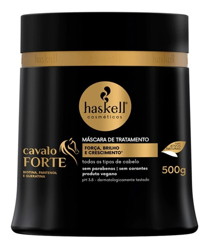 Haskell Cavalo Forte Kit Força E Brilho 5x1 completo