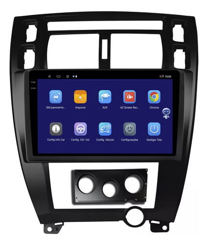 Multimidia Tucson 06/16 9p Octacore Android Carplay 6/128gb