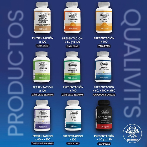 Vitamina C 500 Mg + Zinc 40 Mg - Qualivits Vitaminas