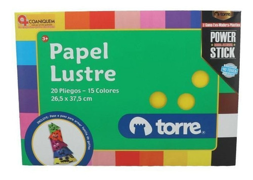 Pack 8 Carpeta Con Papel Lustre 20 Pliegos 15 Colores 26. | Cuotas sin ...