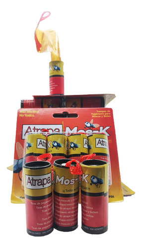 100 Trampas De Pegamento Para Moscas Pegamoscas Atrapamosca