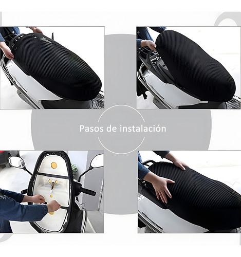 Funda Asiento Moto Malla Térmica Universal, Protector Mesh