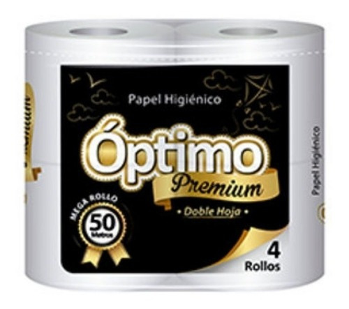 Papel Higienico Optimo Premium 1 Paquete Doble Hoja 50 Mt 