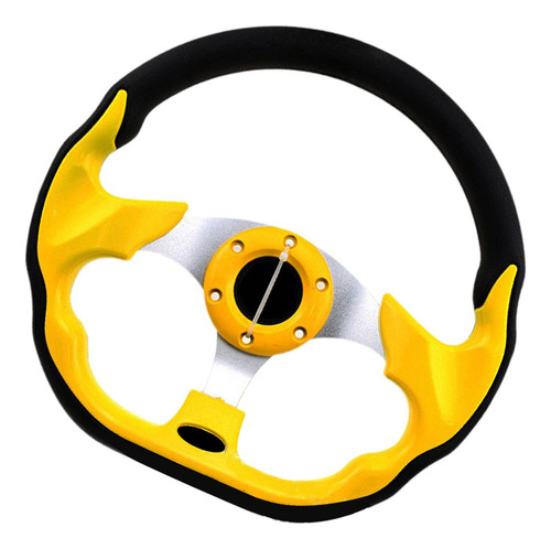 Volante A Para Carreras Deportivas De Coche, Amarillo