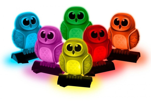 My Baby Homedics Luz Noche 5 Colores Portable N100owl
