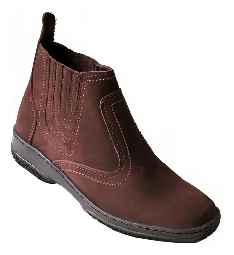 Bota cara sales de vaca masculina