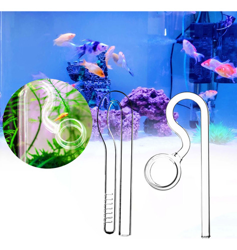 Skimmer De Tubo De Para Acuario, Tubo De De Vidrio, 10mm