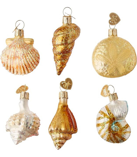 Old World Christmas Mini Ornamen De Cristal Soplado Adornos