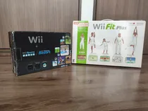 Comprar Nintendo Wii 512mb (negro) + Tabla Wii Fit Plus (blanca)