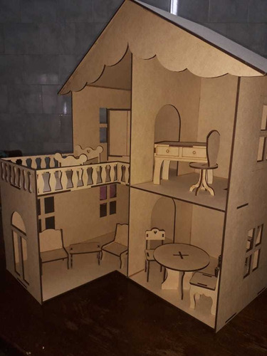 Casitas Para Muñecas En Mdf
