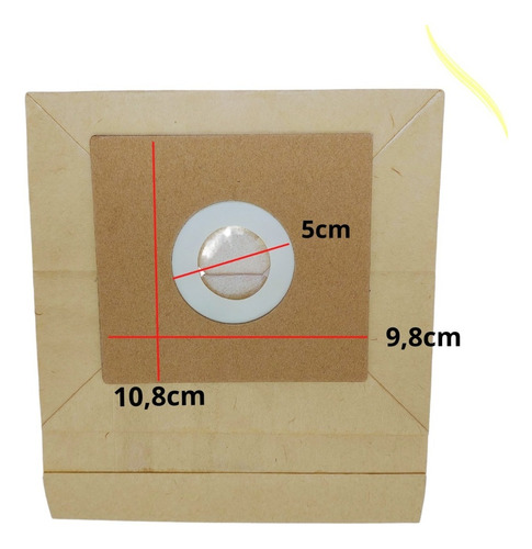 Imagen 3 de 5 de Bolsas Aspidadoras Atma Ultracomb As4210 5 Unidades Compatib