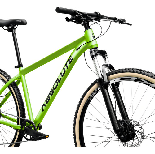 Bicicleta Aro 29 Absolute Nero 5 12v F. Hidráulicos Shimano Cor Verde