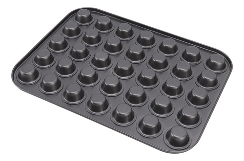 Mini Moldes Antiadherentes Para Magdalenas, De Acero Al Carb