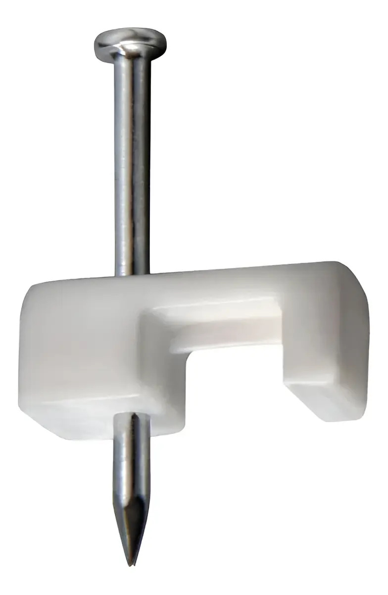 Fixa Fio 14/16 Com Prego 1,8x25mm Branco - Sforplast