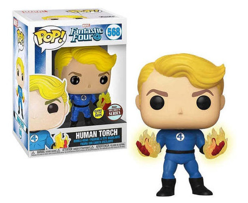 Funko Pop - Fantastic Four  Antorcha Humana Special Ed (568)