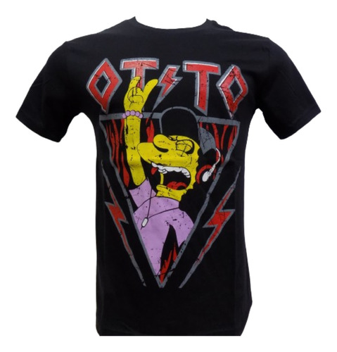 Remeras Otto Mann Duff Beer Simpson Homero Bart Series Rock