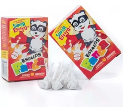 03 Caixa De Estalinho Panda Com 50und Festa Junina E Festas