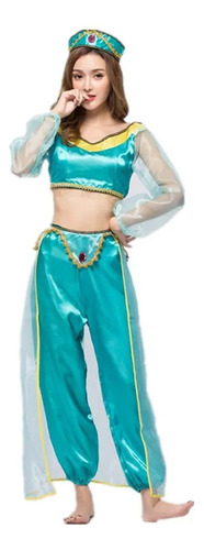 Disfraz Princesa Jasmine Jazmin Aladdín Cosplay