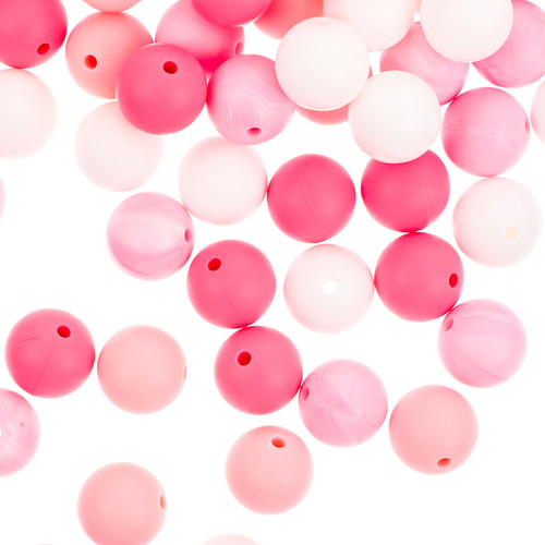 Perlas De Silicona Coloridas, Perlas Dispersas, 120 Unidades