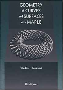 Geometry Of Curves And Surfaces With Maple