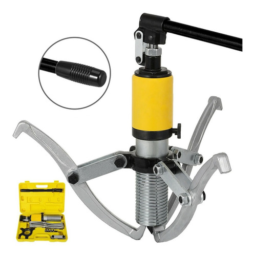 Imagen 9 de 10 de Extractor Hidráulico 3 Patas Poleas Rulemanes 200mm.