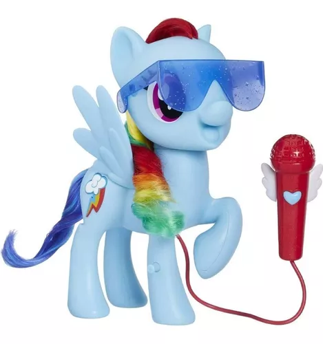 Hasbro My Little Pony – Rainbow Dash Canta con Me Muñeca 