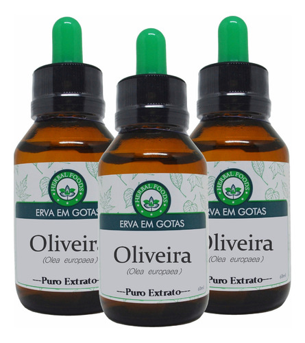3 Extratos De Oliveira - 60ml
