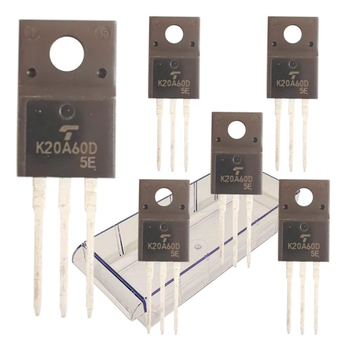 Transistor Fet Mosfet K20a60 (6 Peças) K20a60 20a60 0a60