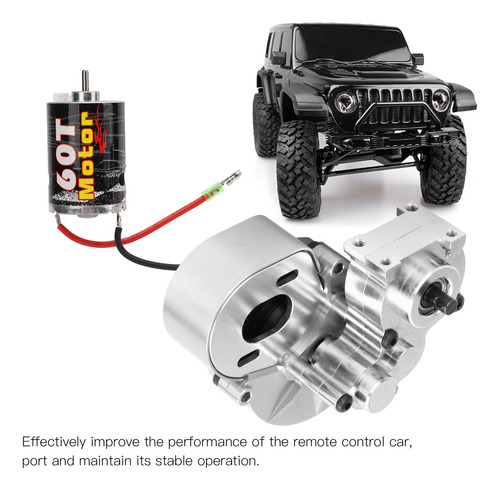 Conjunto De Cajas De Cambios De Transmisión Rc Con Motor De