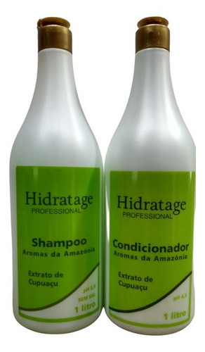 Shampoo & Condicionador Extrato Cupuaçu S/ Sal Hidratage 1 L