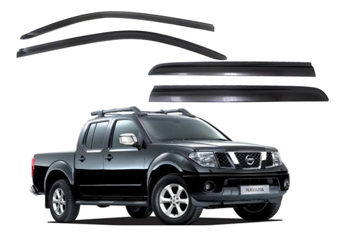 Aletas Bota Agua Negra Nissan Navara 2008-2015