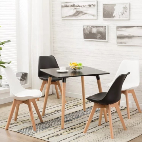 Juego De Comedor Eames Mesa + 4 Sillas Diseña Tu Estilo