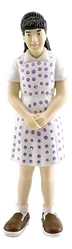 Estatuilla De Personaje, Figura Pintada, Modelo De Chica