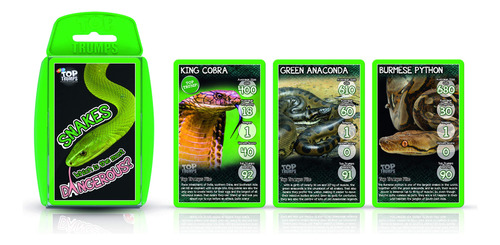 Juego De Cartas Snakes Top Trumps