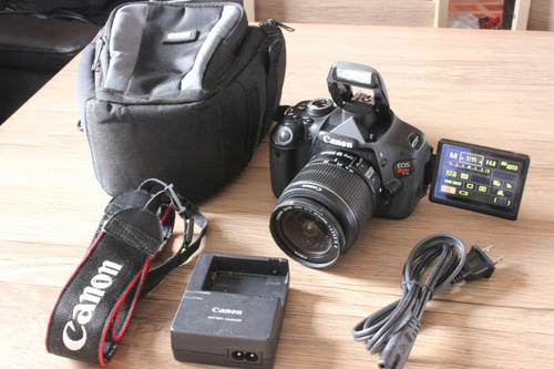 Canon T3i Lente 18-55mm E Bolsa.
