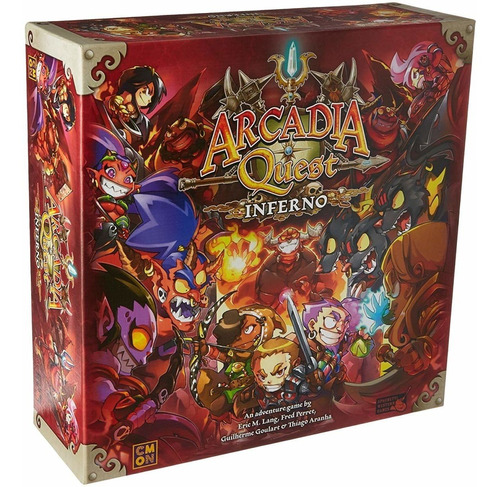 Juego De Mesa Arcadia Quest Inferno - La Fortaleza