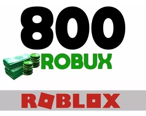 800 Robux Para Roblox Mercado Libre - control de puntos roblox