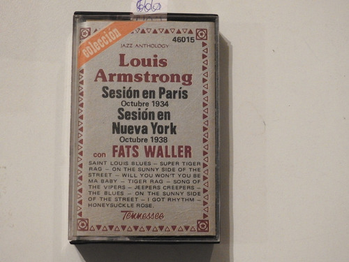 Ca 0137 - Louis Armstrong. Sesion En Paris. 