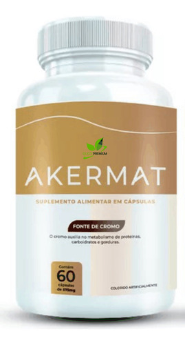 3 Akkermat 60 Cápsulas - Unico Original Chega Amanhã