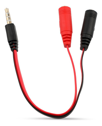 Cable De Audio 2 En 1 Aux05 20cm Radioshack