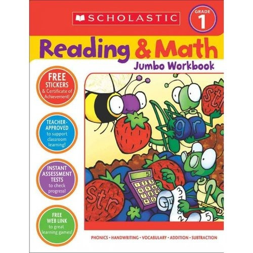 Scholastic En Lectura Y Matemáticas Jumbo Libro De Grado 1