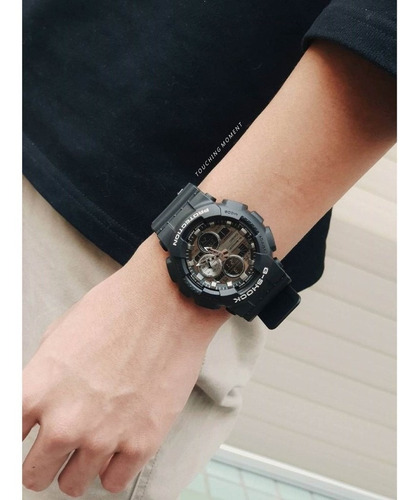 Relógio Casio G-shock Ga-140gm-1a1dr + Garantia + Nfe Ga140