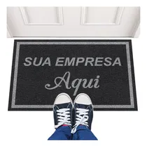 Comprar Tapete Capacho 90x50 Personalizado Logomarca Empresa Logo