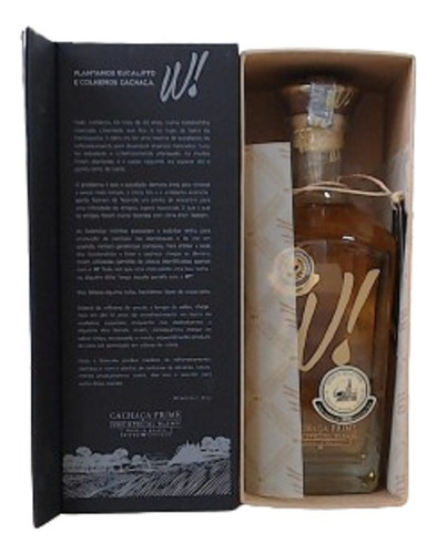 Cachaça W! Blend Amb/castanha/jequit/báls/carv.amer/francês