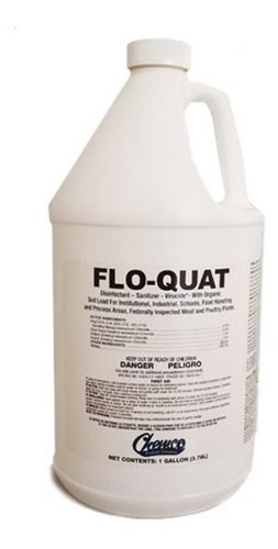 Imagen 1 de 3 de Desinfectante Flo Quat (sales Cuaternarias De Amonio)