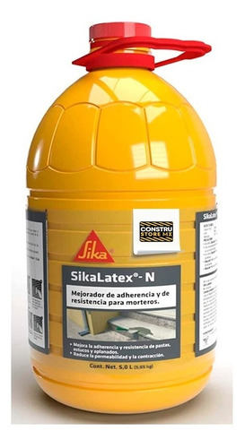 Sika Latex N Mejorador De Adherencia Y Resistencia Sella 5 L