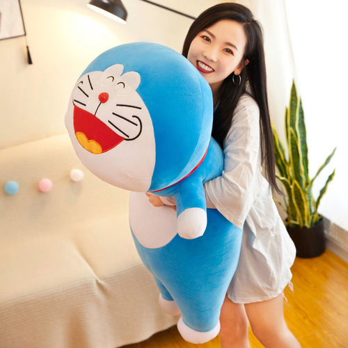 Peluche Ding Dong Muñeco Gordo Azul 60cm