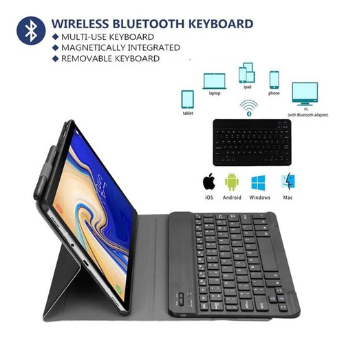 P Funda+teclado+ratón For Samsung Galaxy Tab A 8.0 Sm-t290
